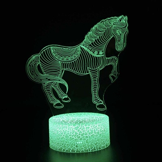 Zebra 3D lampe